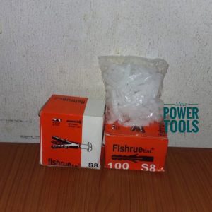 WHITE PLASTIC EXPANSION PLUGS 8" inches -100 Pcs
